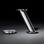 Barsteun Schuin Type Bari Ø45Mm Mat Chroom Hoogte 210Mm