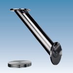 Barsteun Schuin Type Brindisi Ø45Mm Rvs Hoogte 180Mm