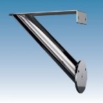 Barsteun Schuin Type Brindisi Plus Ø45Mm Rvs Hoogte 180Mm