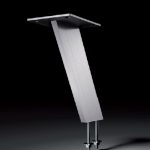 Barsteun Schuin Type Korfu Rechthoekig 60X10Mm Zwart Hoogte 170Mm