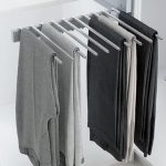 Broekenrek Grijs Uittrekbaar