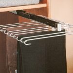 Broekenrek Chroom Volledig Uittrekbaar