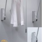 Kledinglift Wall Lift 75-115Cm 10Kg Chroom/Zilvergrijs