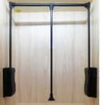 Kledinglift Telescopisch 66-89Cm 12Kg Alu/Zwart Kunststof