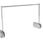 Kledinglift Electrisch Butler 720 60-90Cm 30Kg Chroom/Zilvergrijs