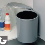 Afvalemmer Voor Deuren Grijs 13Ltr.