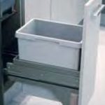 Afvalemmer Euro Cargo S 300 Hailo Voor Deuren Kunststof Grijs 1X30Ltr.