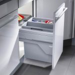 Afvalemmer Euro Cargo S 450 19/19 Hailo Voor Deuren Kunststof Grijs 2X19Ltr.