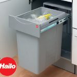 Afvalemmer Easy Cargo 40 Hailo Kunststof Grijs 40Ltr