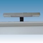 Led Lamp 230V Karo 2 Chroom Met 2 Led 300Mm