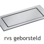 Stopcontact Evoline Backflip Rvs Geborsteld