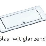 Stopcontact Evoline Backflip Glas Wit Glanzend
