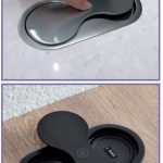 Stopcontact Eight Usb Rvs Geborsteld Lanesto