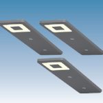 Spot Roeled Led 12V Rvs-Look Set 3 Stuks 3000K