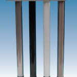 Tafelpoten Set Rvs Look Ø60Mm Hoogte 71Cm Set 4 Stuks