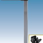 Tafelpoot  Alu Vierkant 60X60Mm Hoogte 71Cm P.st.