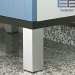 Kastpoot Vierkant Capri 50 Rvs Look 200Mm