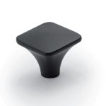 Meubelknop Vierkant 32X32Mm Mat Zwart