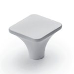 Meubelknop Bouqet Vierkant 32X32Mm Mat Wit