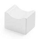 Meubelknop Alu Vierkant 26X19X19Mm Mat Wit