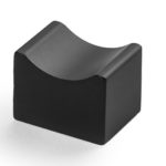 Meubelknop Alu Vierkant 26X19X19mm Mat Zwart