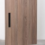 Inkapgreep of komgreep Cubic zamac 20x160mm Zwart mat