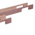 Meubelgreep Hout Drimo Asymetrisch 960/1000mm Eiken ongelakt