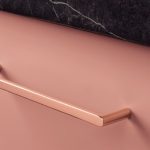 Meubelgreep Pura zamac 160/168mm Koper gepolijst