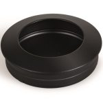 Inkapgreep of komgreep Tap zamac 40mm Zwart mat