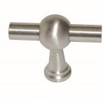 T-Knop of greep Valera 46mm Rvs geborsteld