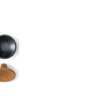 Knop Disc hout 38mm Walnoot