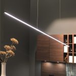 Led Hanglamp 240V Type Ld8104 Pendel Alu zwart 895mm 3000K 16,8W